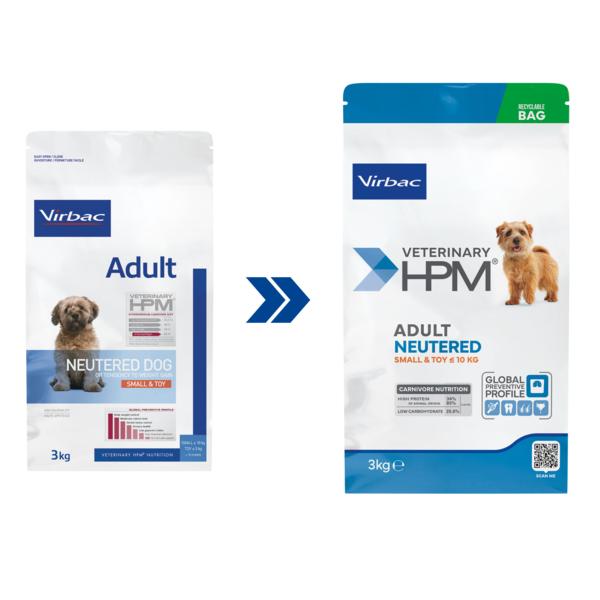 ADULT NEUTERED  SMALL & TOY DOG - Foder til voksne hunde - Neutraliserede hunde